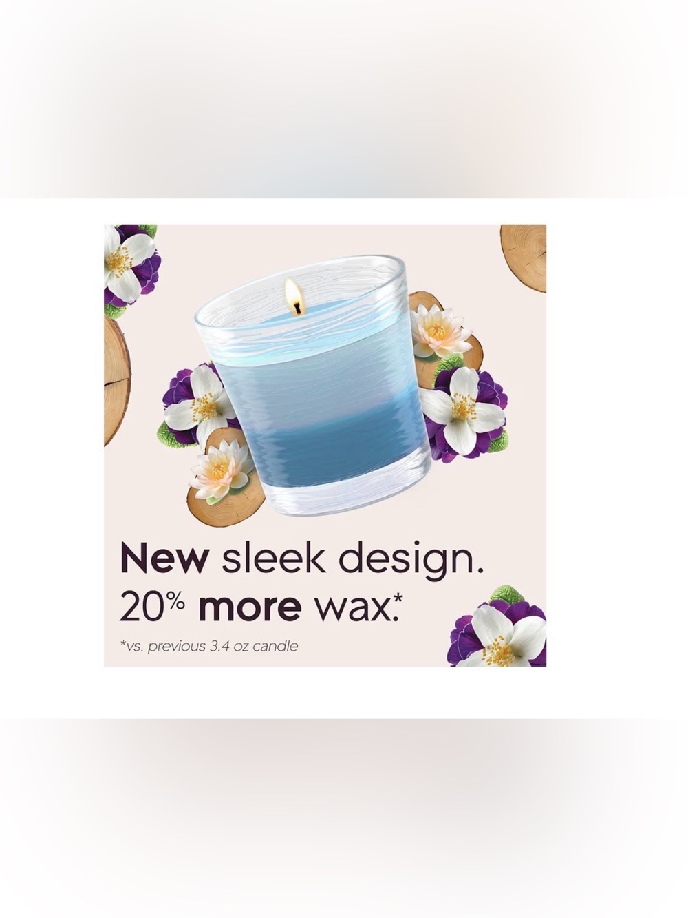 Glade Moonlit Walk & Wandering Stream Candle Duo - Blue/White/Purple - Picture 2 of 4